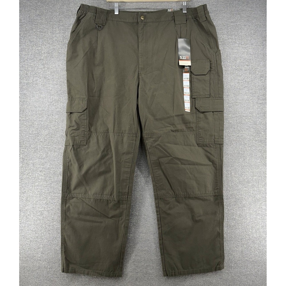 5.11 Tactical Relaxed Fit Cargo Pants Men Size 44x30 Military Green Workwear NEW